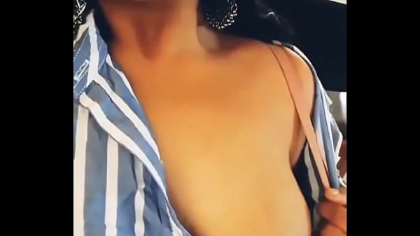 College girl showing her assets