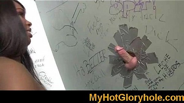 Black honey in gloryhole initiation 28