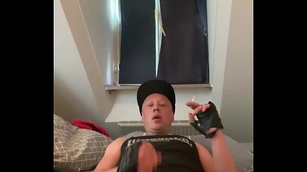 Cumshot in the morning in adidas chile 62 pants