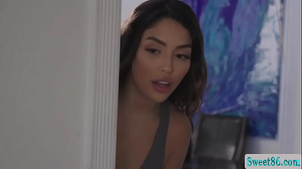 Brunette lesbians Vanessa Sky and Kylie Rocket put on a sensual massage session as she begins to oil her skinny body then kissing before pussy licking