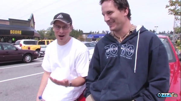 Exhibitionist teen looks for guys to fuck in the shopping mall parking lot 