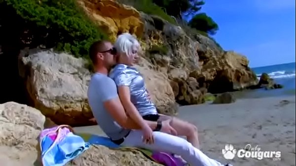 Milky Gets Talked Into Anal At The Beach  