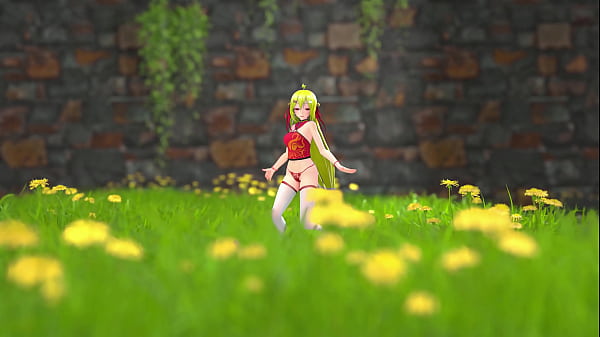 Chinese Girl M22 Hentai Undress Dancing Strip MMD 3D Blonde Hair (CLIP)