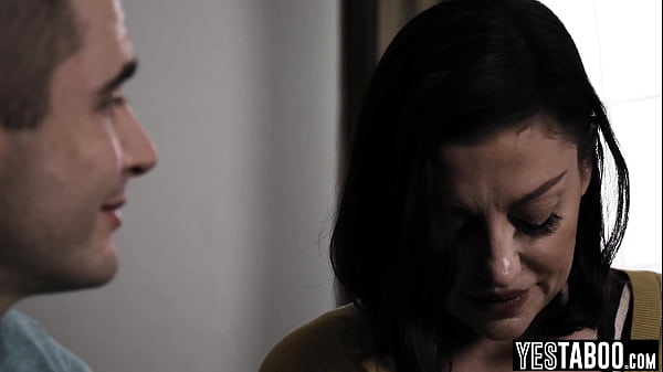 Big ass lonely MILF step mother is desperate for her step sons big young boner  