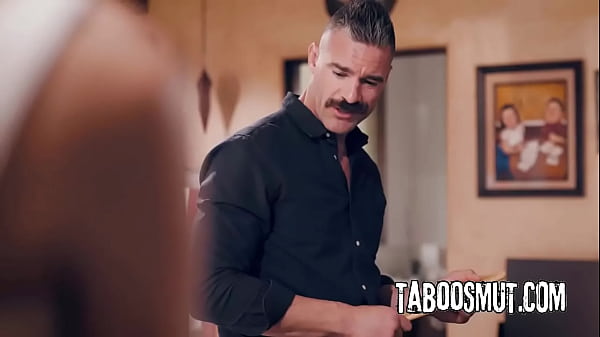 Hot Brunette Step-Daughter First Gets Spanked Than Fucked By Her Dominant Stepdad