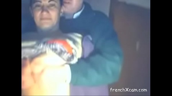 Big boobs french mature couple on cam