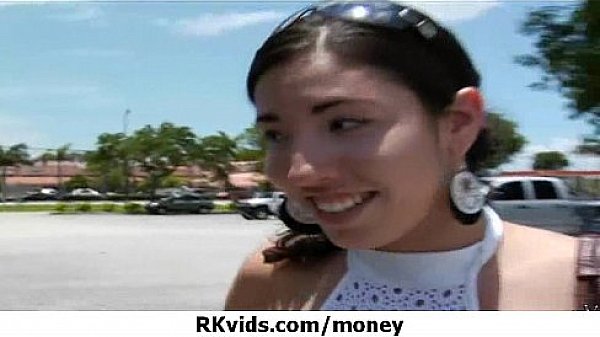 Desperate teen naked in public and fucks to pay rent 11