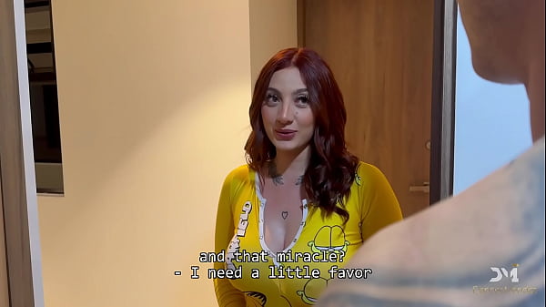 Curvy Colombian fucks with her neighbor, taking all his milk- Danner Mendez & Devil khloee