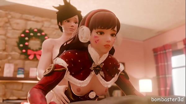 Dva and Tracer fucks in new year's house