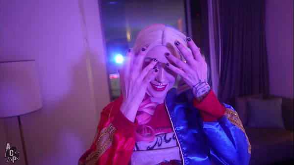 Harley Quinn pink pussy Destroyed by Gibby the Clown