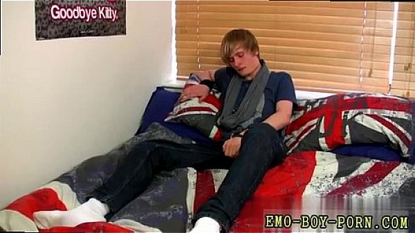 Tan gay twink emo first time Brent Daley is a adorable ash-blonde emo