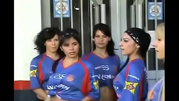South American cheerleaders with no miniskirts, they dance in their tight thong knickers