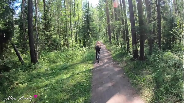 Bike ride and blowjob in the forest! What could be better over the weekend?