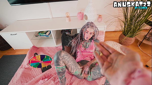 Tattooed cam tease gets caught off guard and fucked live  