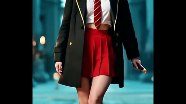 Hermione casting a seductive spell in a revealing Hogwarts robe. The brightest witch of her age knows how to enchant! #harrypotter #hermione #ron #harry #magic #disneyedit #shorts #fyp