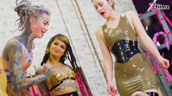 Live Human Urinal Four Girls Dominate One Man  