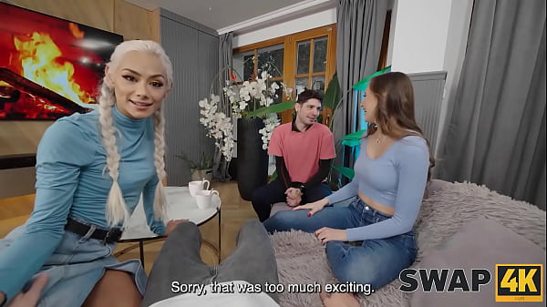 SWAP4K. Sexy girl with nice tits thought we&rsquo;re the castle owners. Hot sex with Stacy Cruz, Veronica Leal & Charlie Dean 