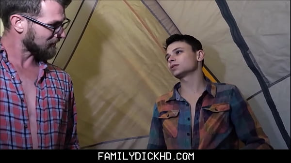 Step Dad And His Young Twink Go Camping And Fuck 