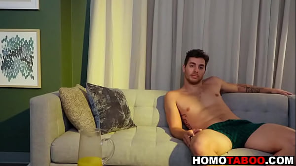 Hot gay stepbrothers fuck bareback  