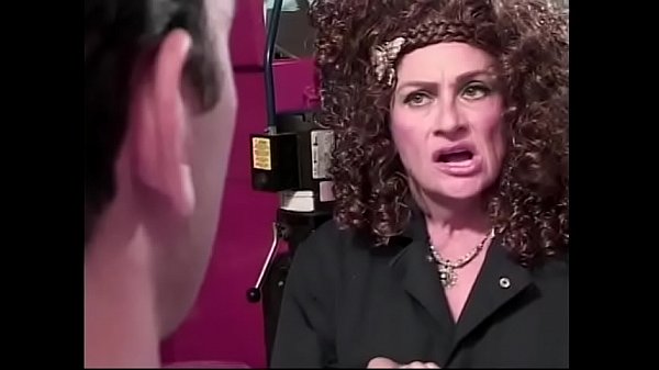 Horny stud fucks mature whore's hairy pussy from behind 