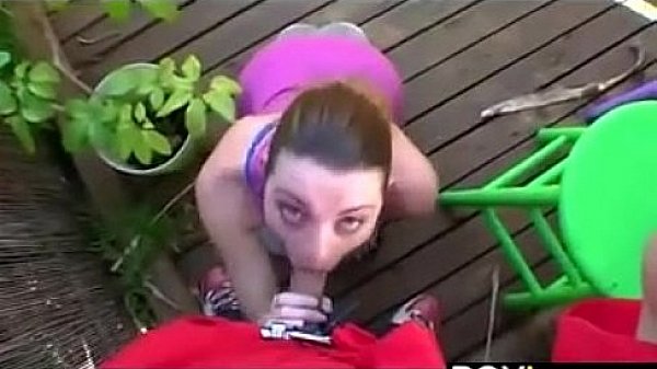 Brunette Giving A Blowjob Point Of View