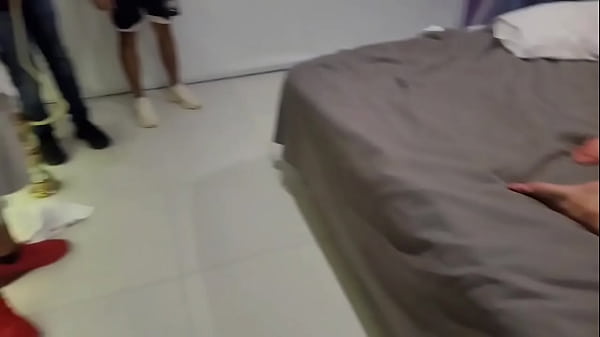 Tried to fuck a whole bachelor party last night but once we got back to the room most of them chickened out ? I sucked ...