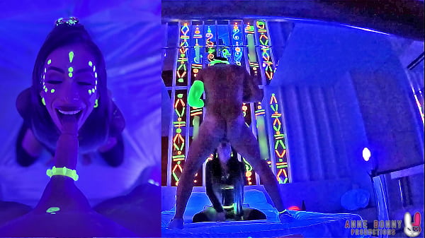 Anne Bonny GLOW JOB at Rave Party