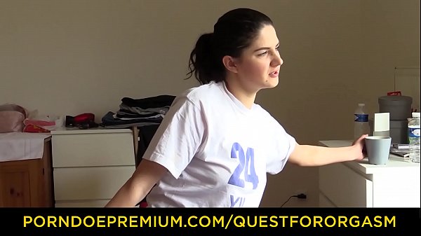 QUEST FOR ORGASM &ndash; Intense vibrator orgasm for bimbo  