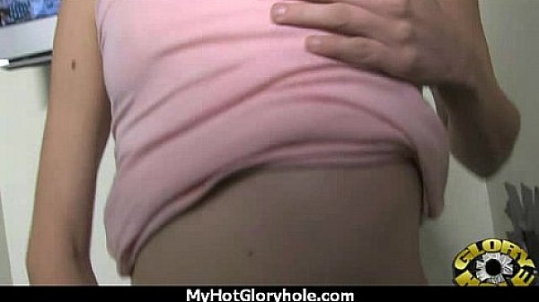 Huge Tit Babe Deepthroats Gloryhole DIck 29