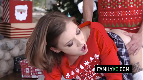 Hot stepfamily sex during the holidays  