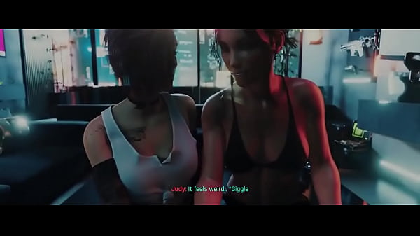 Hentai 3d Cyberpunk 2077: V fucking Judy and Panam 