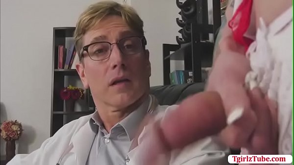 Uniform Nurse TBabe Chelsea Marie spreads legs and gets anal by Doctor