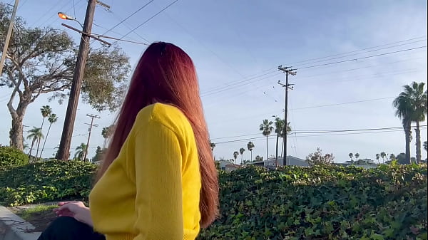 European Stepmom Artemisia Love Showing her boobs outdoor while driving 