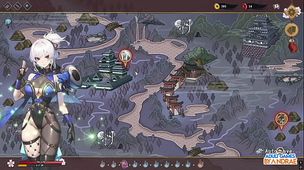 EP18: Threesome Sex with Manari and Yutaka - Half-Demon Shinobi