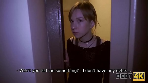 Debt4k. Apple devices girl Alice Klay to take out a loan and fuck for it 