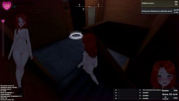 She loves to walk around naked. At night, a stranger almost caught her on the street.