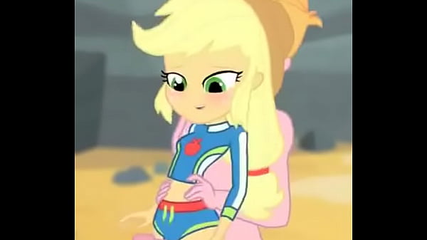 Applejack getting fucked on the beach