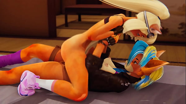 Futanari - Coco gets creampied by Tawna - 3D Sex Animation  