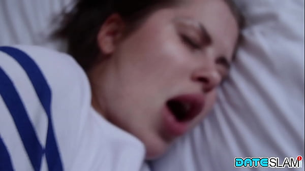 Young brunette bombshell gets big cock - Part 2