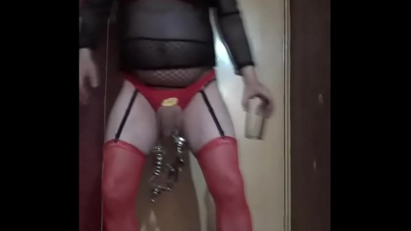 bisexual takes pain on his bullsack