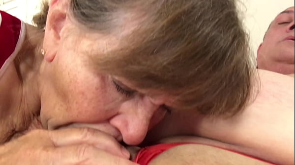 Mrs Claus gives a great blowjob to the head elf  