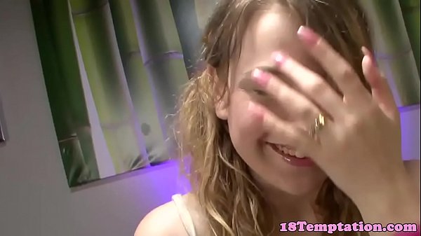 Real amateur teen sucking fully loaded cock