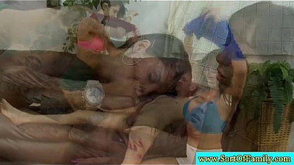 Real mom and stepdaughter in fellatio