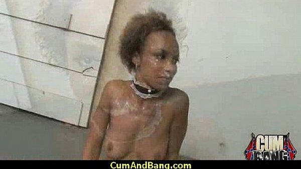 Ebony Cumslut Gets Multi Facial In Gangbang 29
