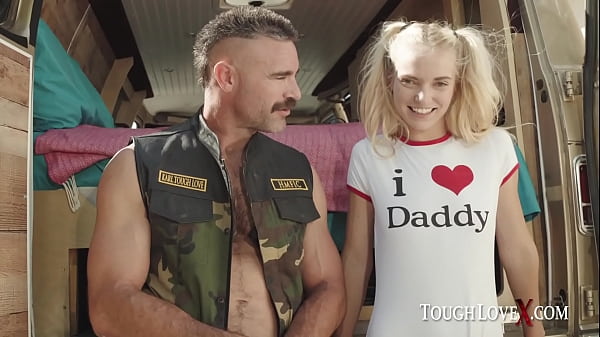 Skinny blonde cutie will do anything for her stepdaddy