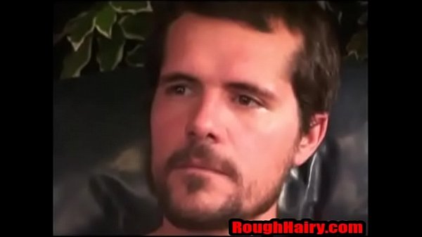 Handsome hairy straight Dude strokes his hard hairy cock  