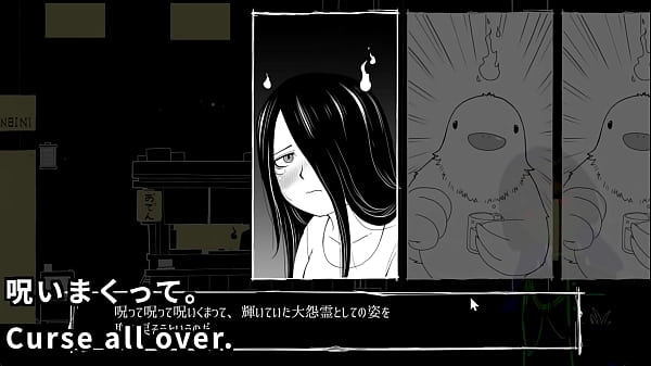 The lady ghost who appears on TV, learn boxing techniques1/2