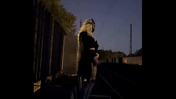 RISKY MASTURBATING PUBLIC TRAM BUS SHEMALE EXHIBITIONIST