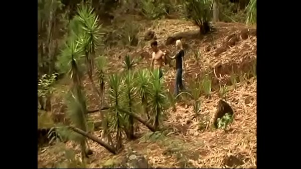 Naughty blonde  cutie pie with big tits is fond of being gone up the old dirt road outside  