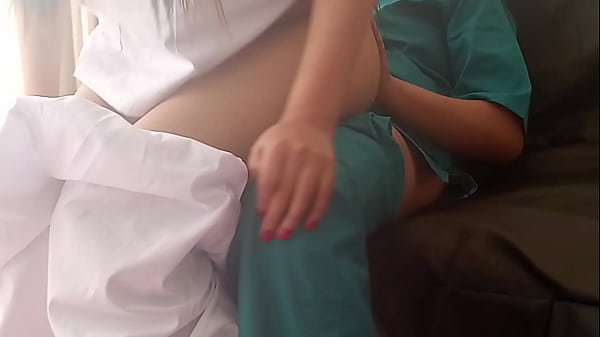 ARE YOU SURE THERE ARE NO CAMERAS??? Nurse having sex, wants to have sex, but there's a hidden camera!!! I hope she doesn't catch me - home video